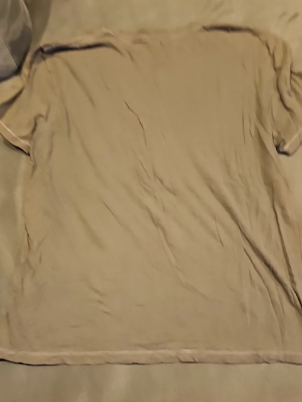 Banana Republic Olive Gray/Olive Palm Graphic Short-Sleeve Tee